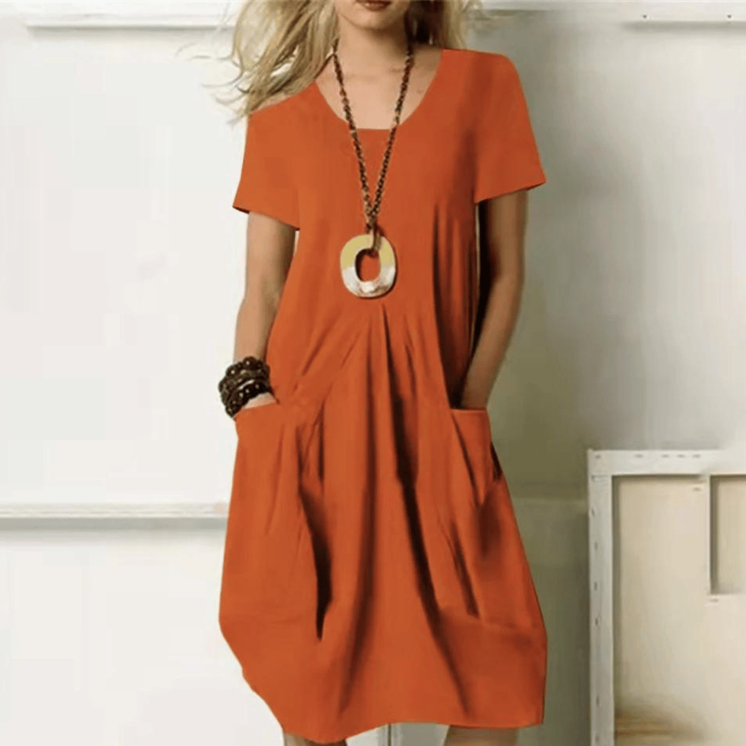 Maryam Women's Summer Dress – Soft Fabric, Casual Style-3