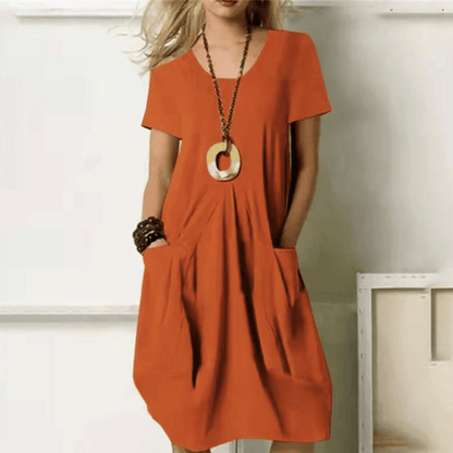 Maryam Women's Summer Dress – Soft Fabric, Casual Style-3