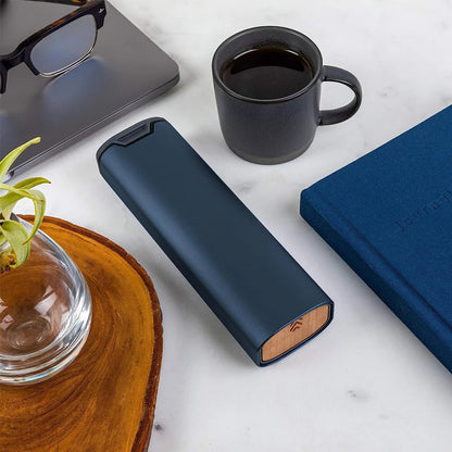 Simple Wooden Pill Box with Aluminium Compartment
