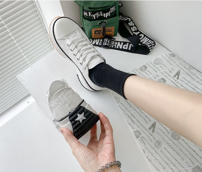 Comfortable Low-Top Casual Canvas Sneakers