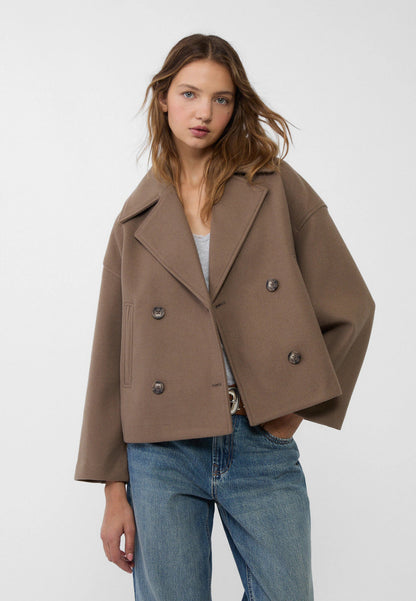 Variant image for Short Jacket - Women's Double Breasted Style-17