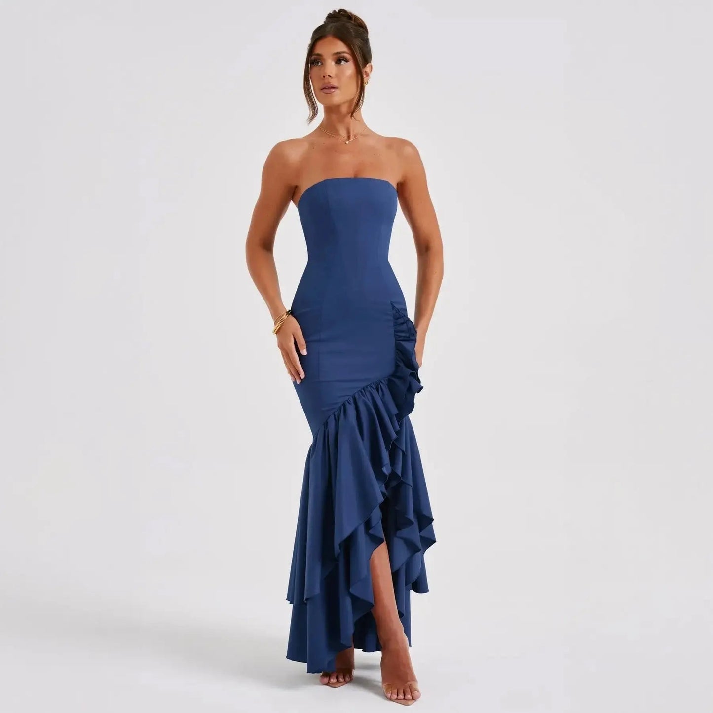 Elegant Red Evening Gown
