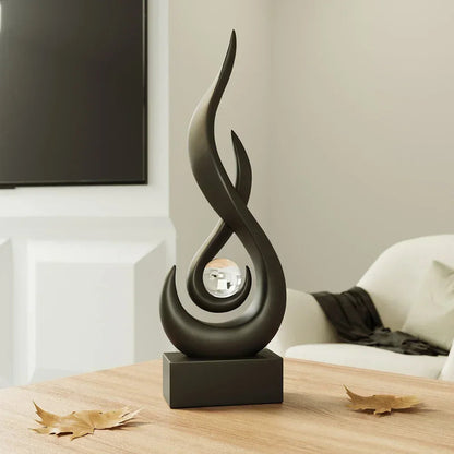 Calming Unique Sculpture – Contemporary Decorative Art Piece