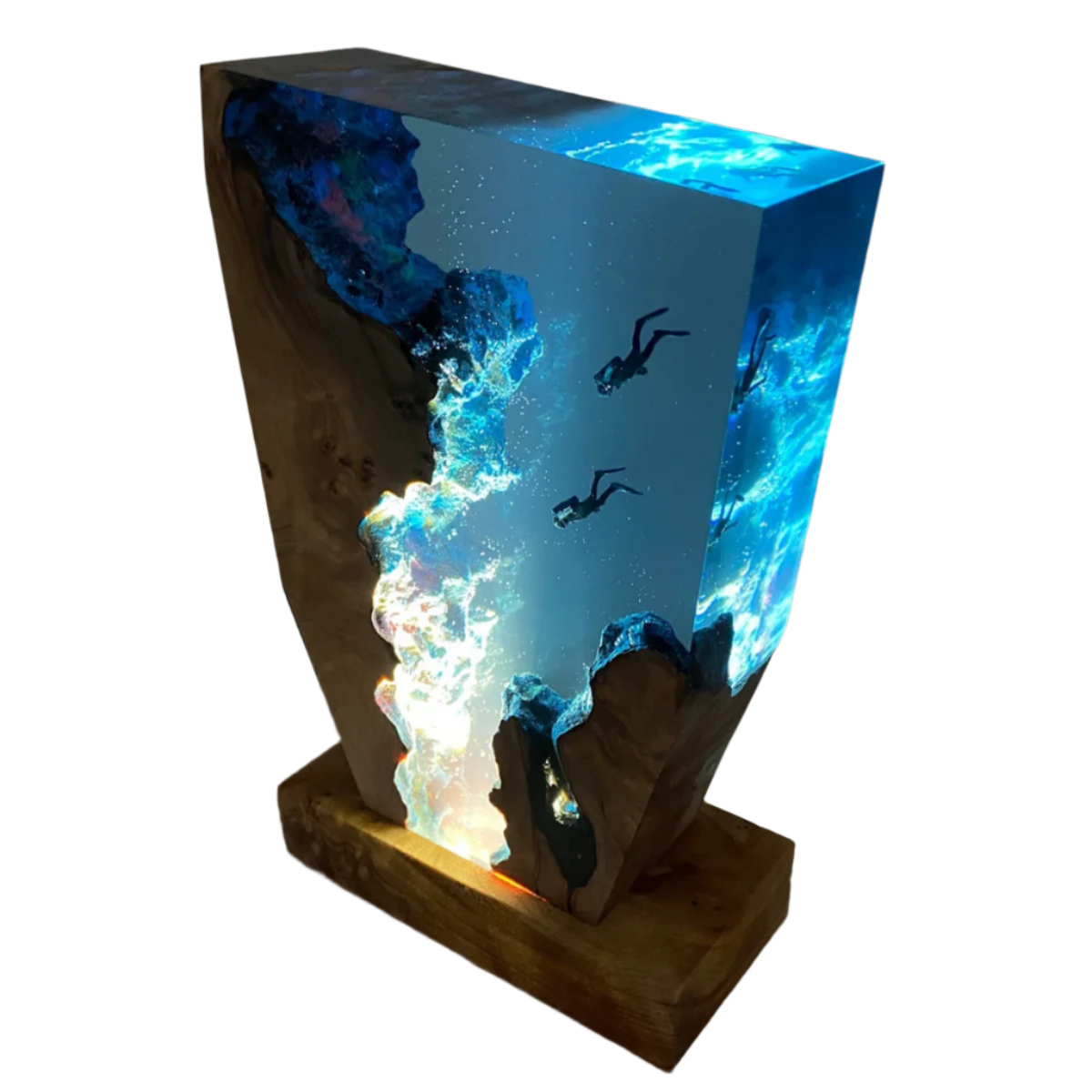 Colorful Ocean Table Lamp Soft Nightlight for Home