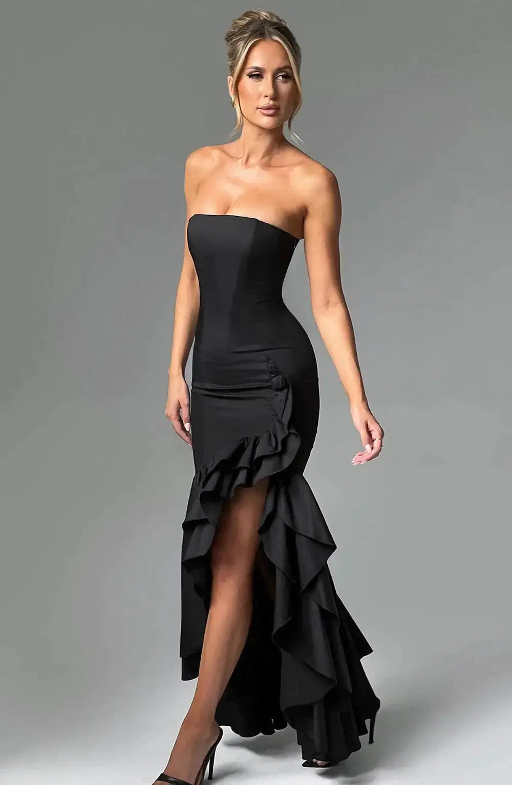 Elegant Red Evening Gown