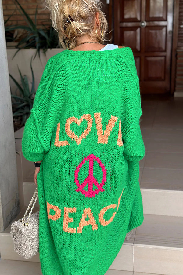 Coralie | Peace Stylish Cardigan