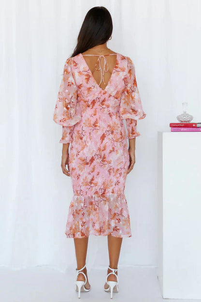 Beautiful Floral Party Dress
