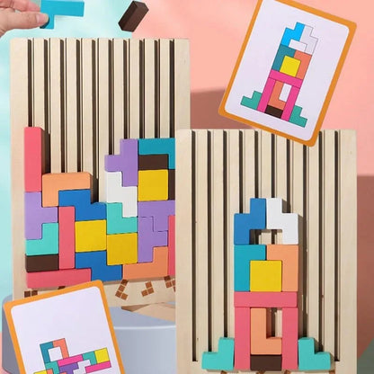 Fun Wooden Brain Teaser Toy for Children