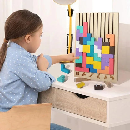 Fun Wooden Brain Teaser Toy for Children - Luxivelle
