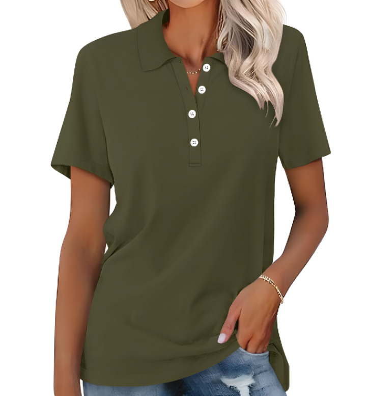 Classic Women's Relaxed Fit Polo Top
