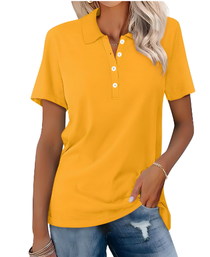 Classic Women's Relaxed Fit Polo Top
