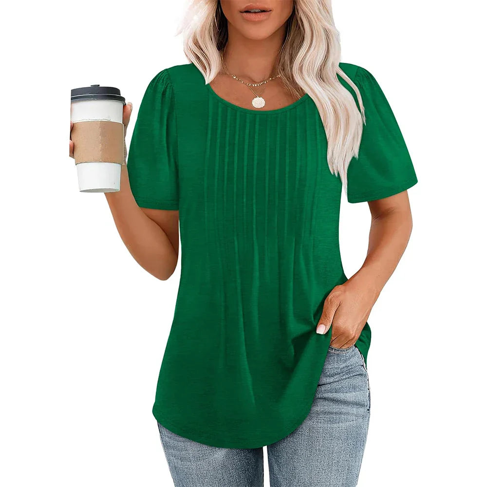 T-shirt - Women's Summer Elegance Style-5