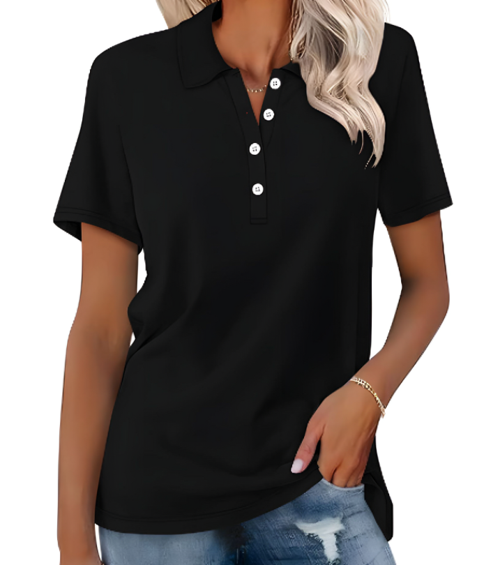Classic Women's Relaxed Fit Polo Top