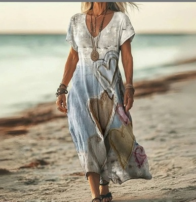 Pretty Flower Knee Length Dress