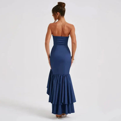 Elegant Red Evening Gown