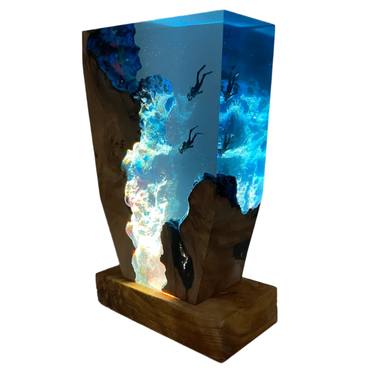 Colorful Ocean Table Lamp Soft Nightlight for Home