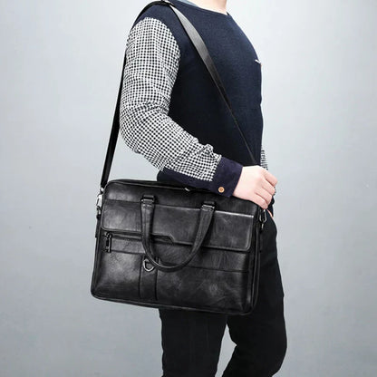 Premium Real Leather Cross Body Bag for Men