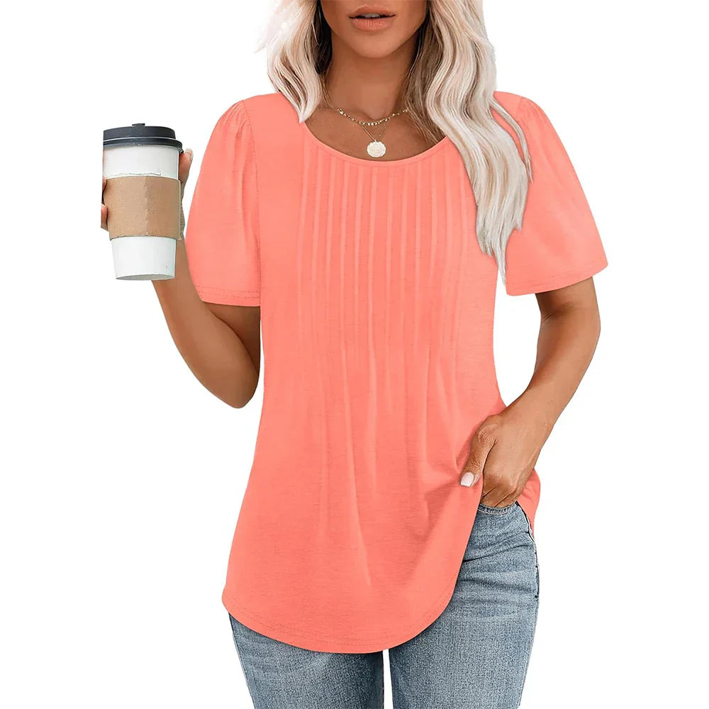 T-shirt - Women's Summer Elegance Style-3