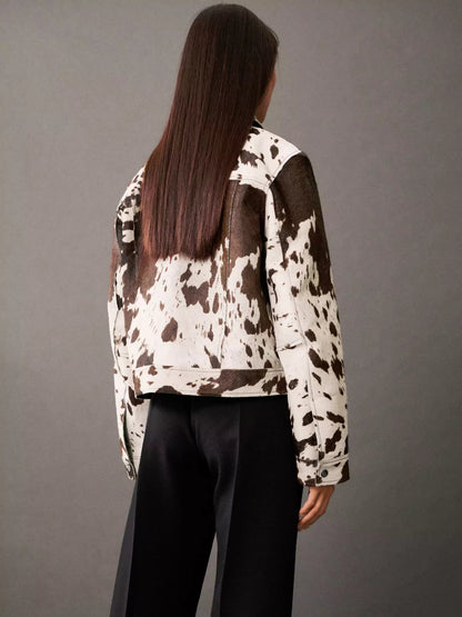 Bold Animal Print Coat