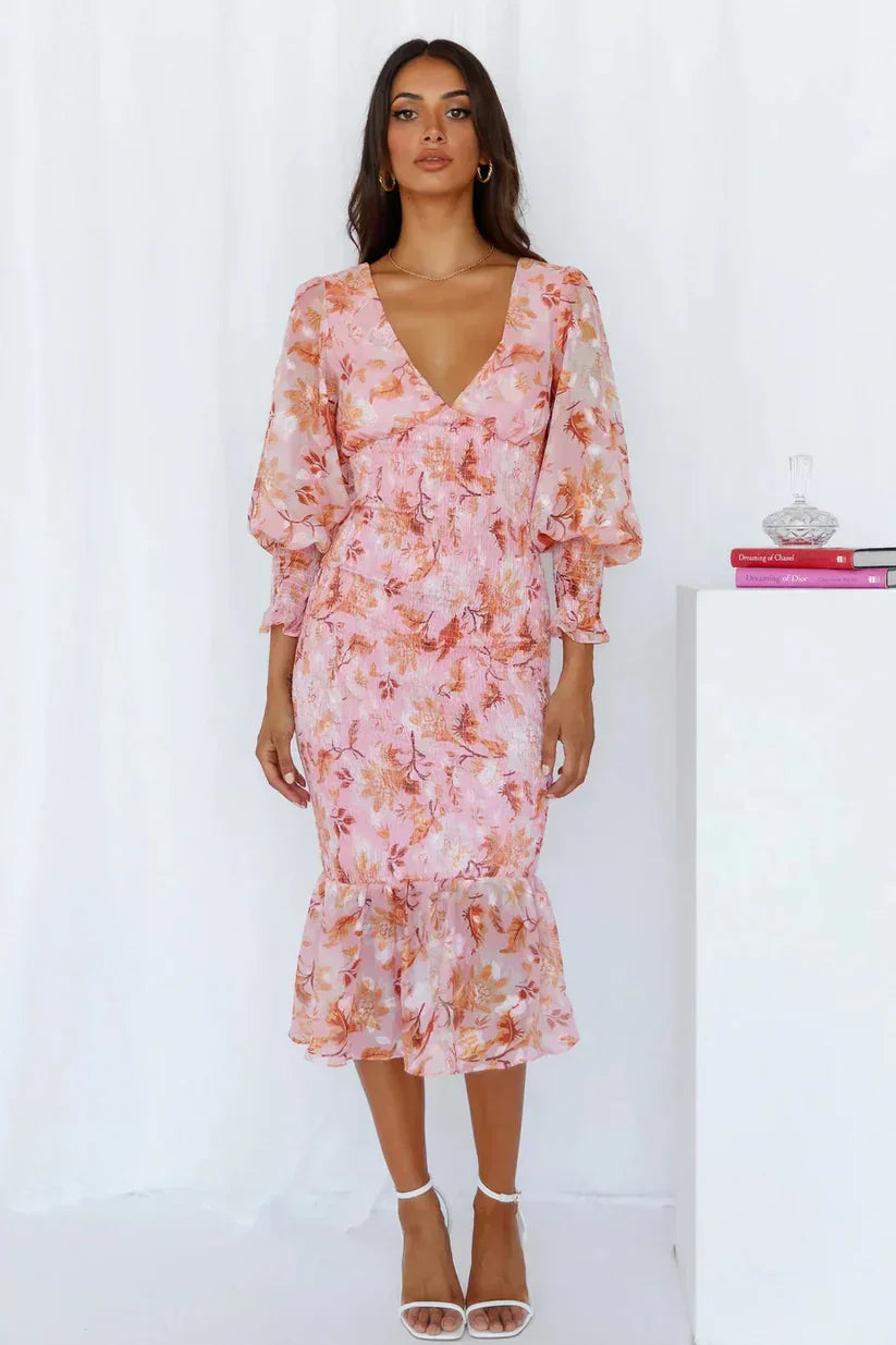 Beautiful Floral Party Dress