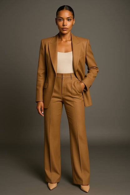 Ladies 2-Piece Business Jacket and Trousers Set