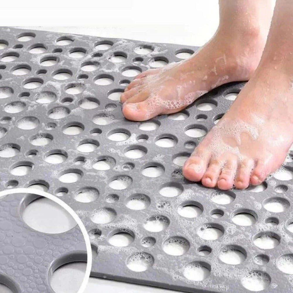 Safe Grip Shower Mat with Slip Resistant Bottom