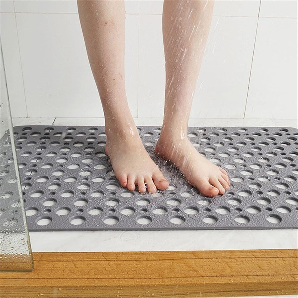 Safe Grip Shower Mat with Slip Resistant Bottom