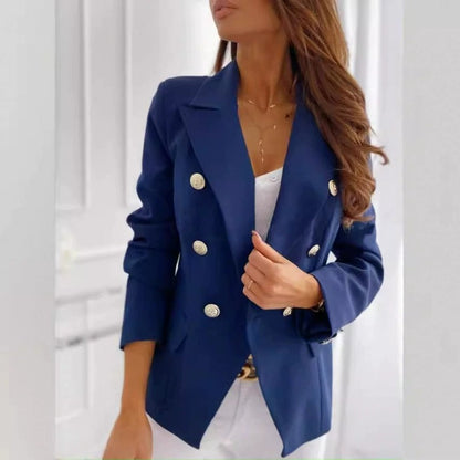 Classic Formal Ladies Double Button Blazer
