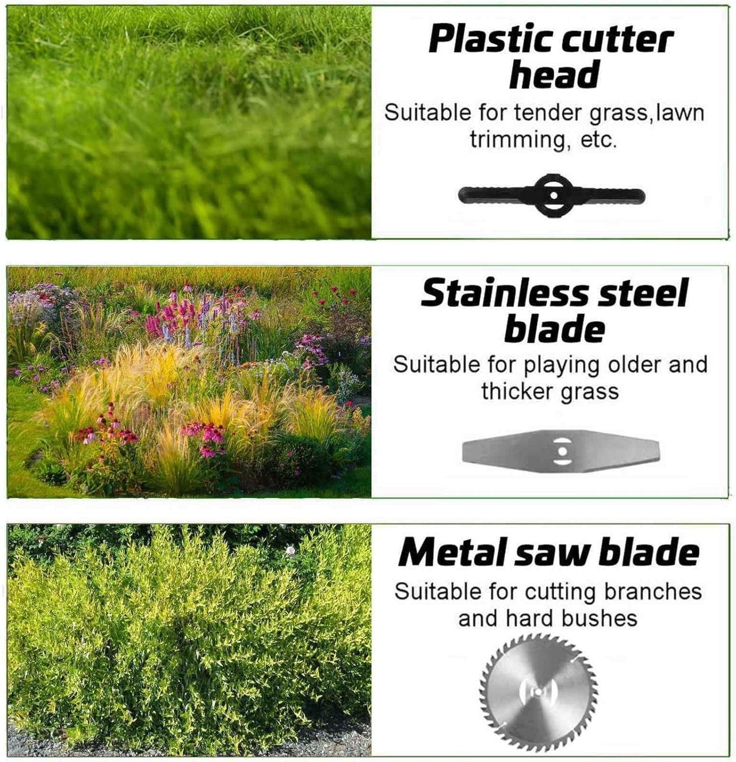 Wireless 24V Yard Trimmer with Comfort Grip and Safety Guard