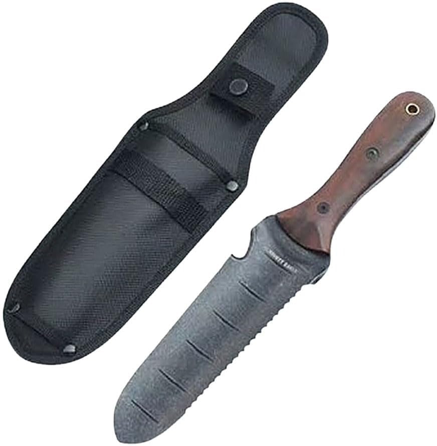 Premium Garden Digging Tool - Durable Steel & Wood Handle