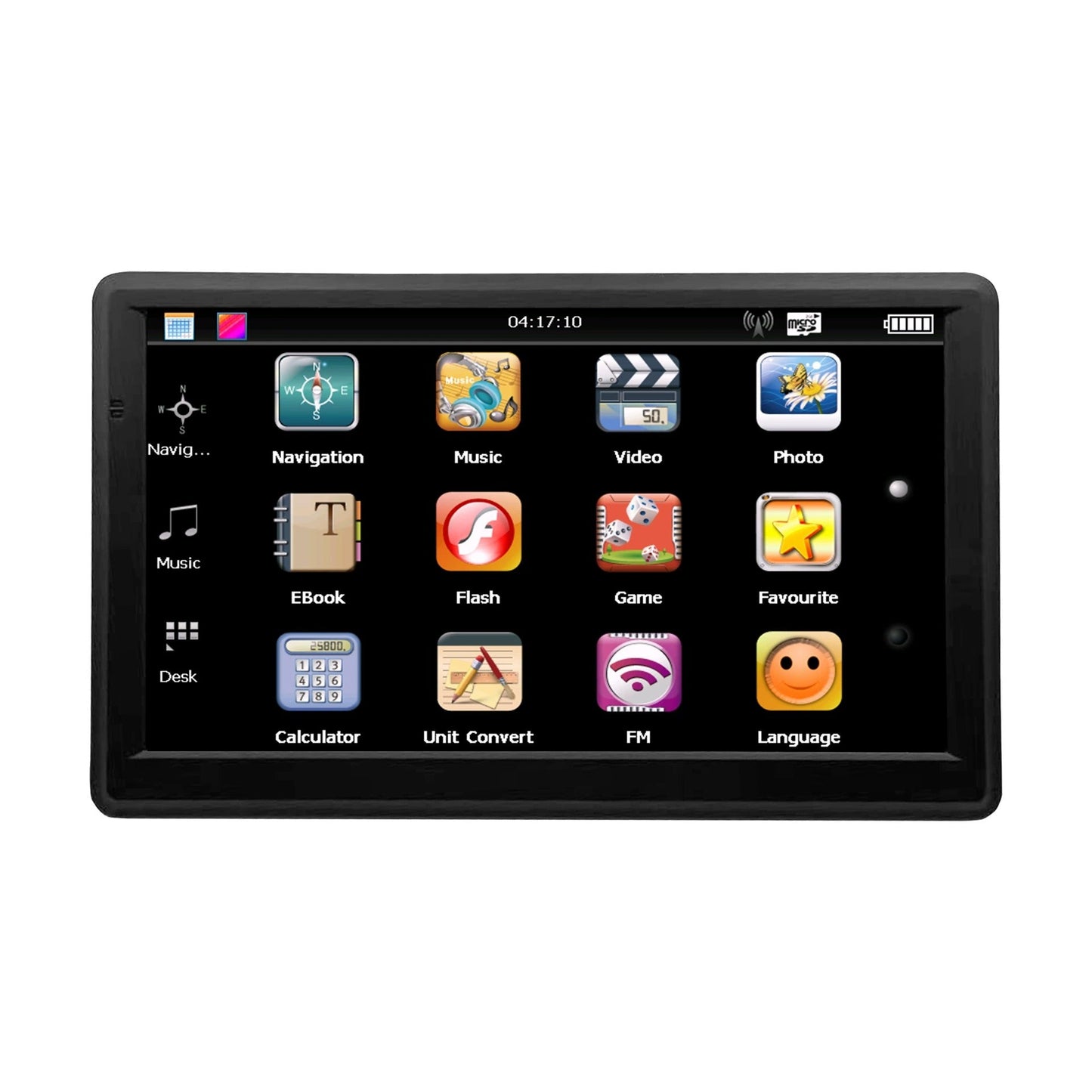 Portable 7 Vehicle GPS Navigator with Live Traffic Updates