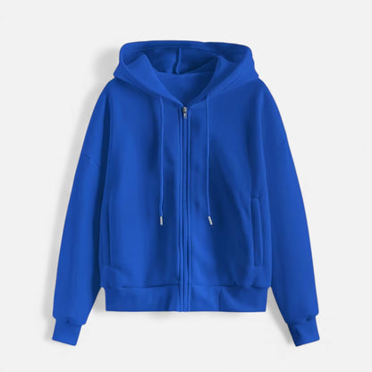 Cozy Women's Zip Up Winter Sweater Hoodie