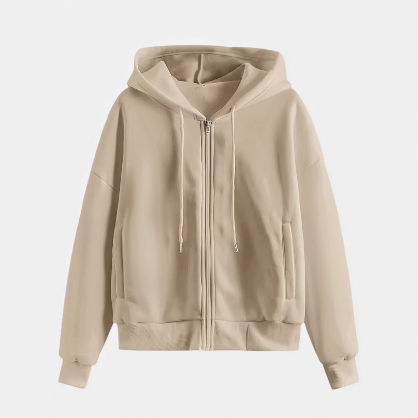Cozy Women's Zip Up Winter Sweater Hoodie - Luxivelle