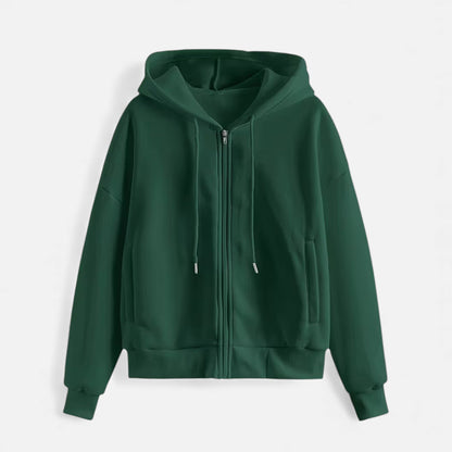 Cozy Women's Zip Up Winter Sweater Hoodie