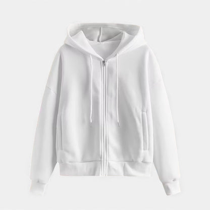 Cozy Women's Zip Up Winter Sweater Hoodie
