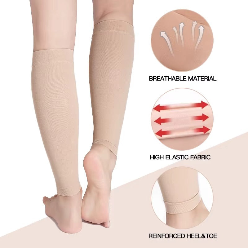Supportive Athletic Calf Socks for Men's Fitness Recovery