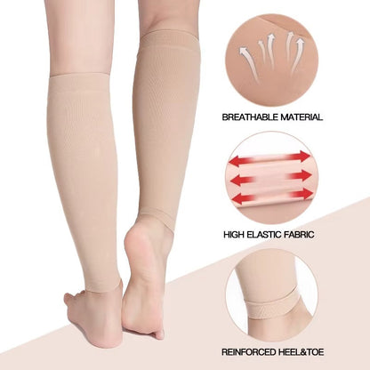 Supportive Athletic Calf Socks for Men's Fitness Recovery