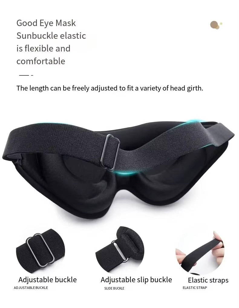 Contour Sleep Eye Mask - Total Blackout Blindfold