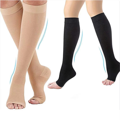Supportive Women's Compression Socks for Swollen Feet Relief - Luxivelle