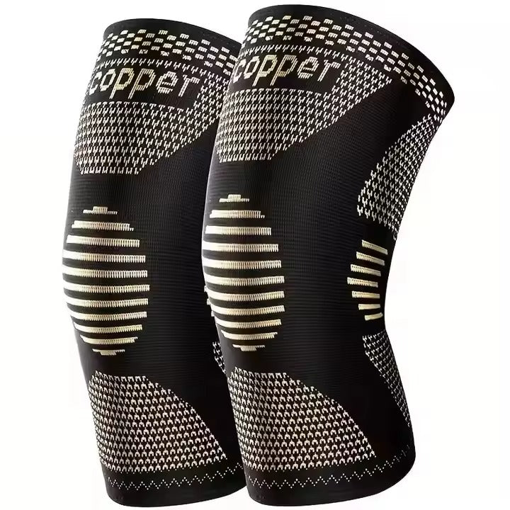 Supportive Copper Knee Support Sleeve for Joint Pain