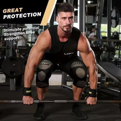 Supportive Copper Knee Support Sleeve for Joint Pain