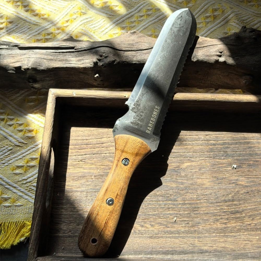 Premium Garden Digging Tool - Durable Steel & Wood Handle