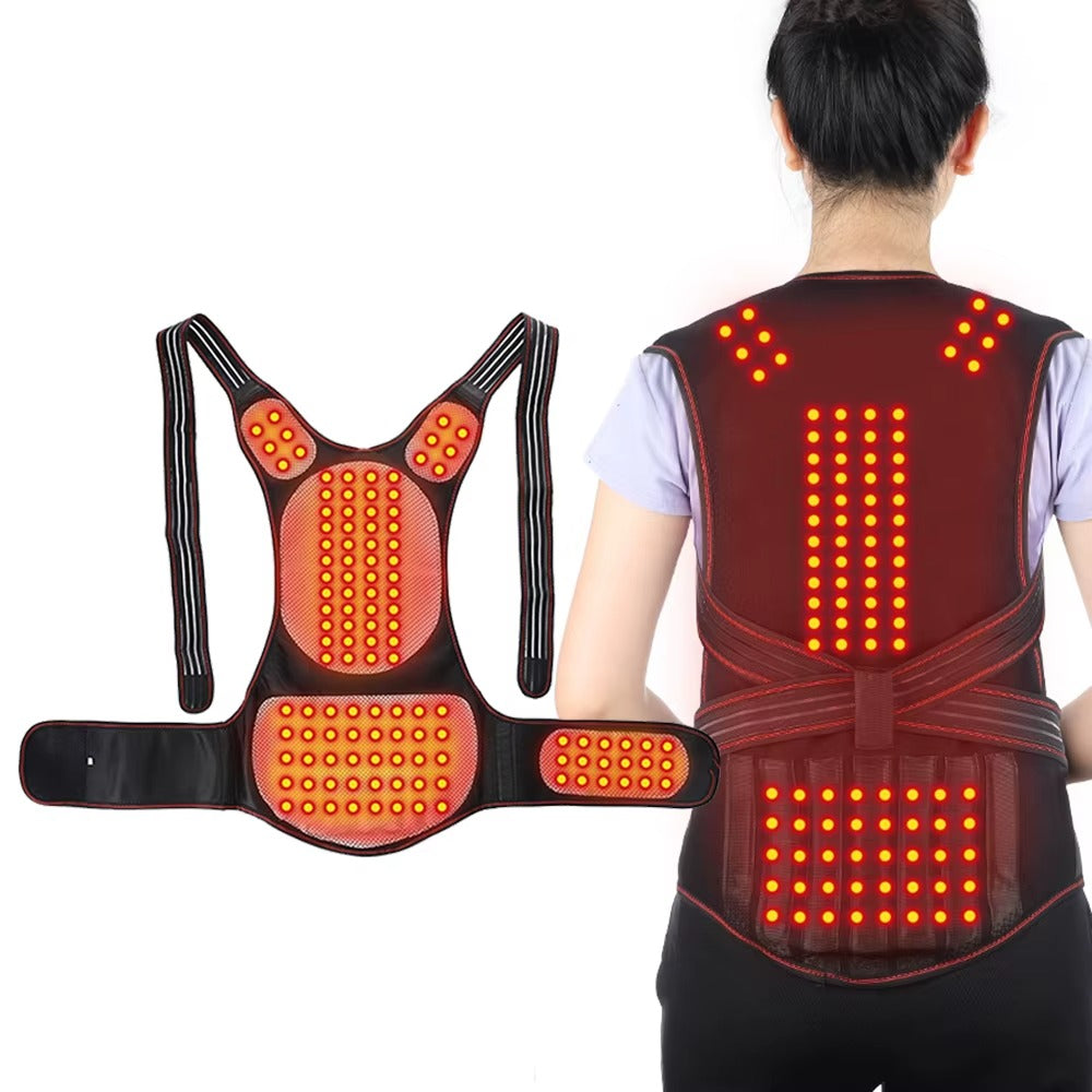 Warm Adjustable Heat Back Support for Men - Luxivelle
