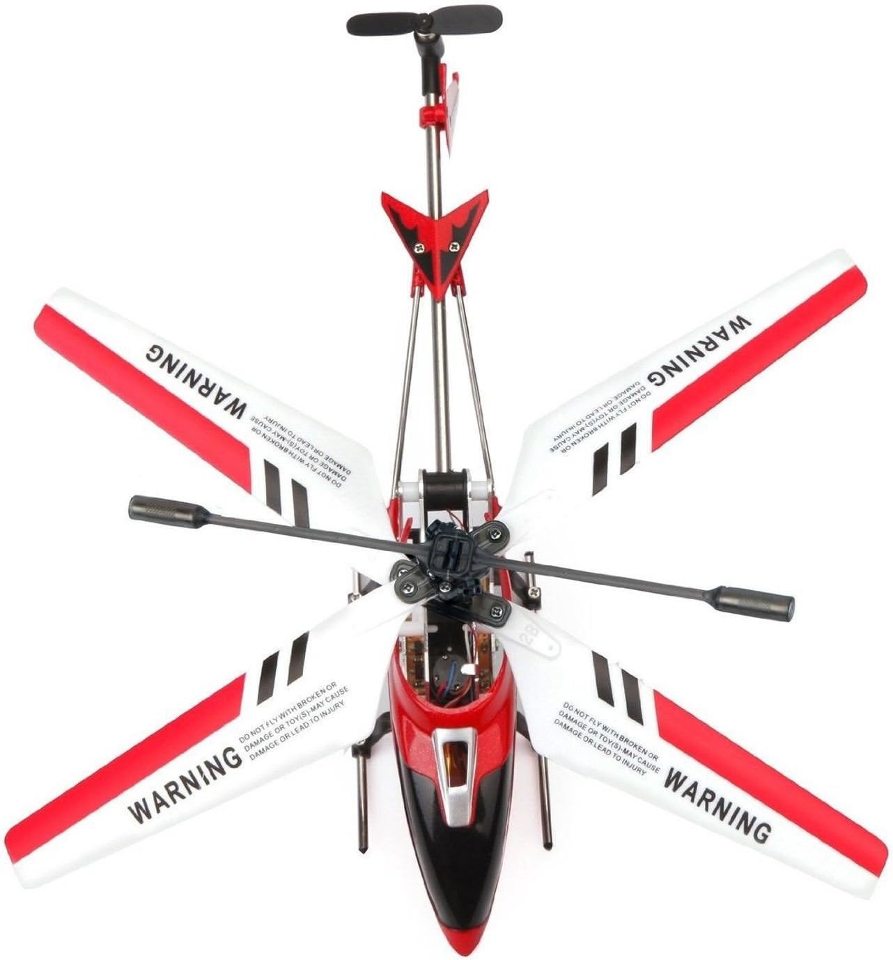 Durable Small RC Helicopter with Gyro - Red