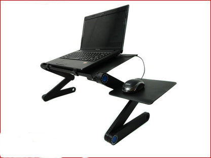 Portable Laptop Desk with Cooling Fan - Luxivelle