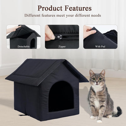 Durable Waterproof Pet Shelter for Cats and Dogs