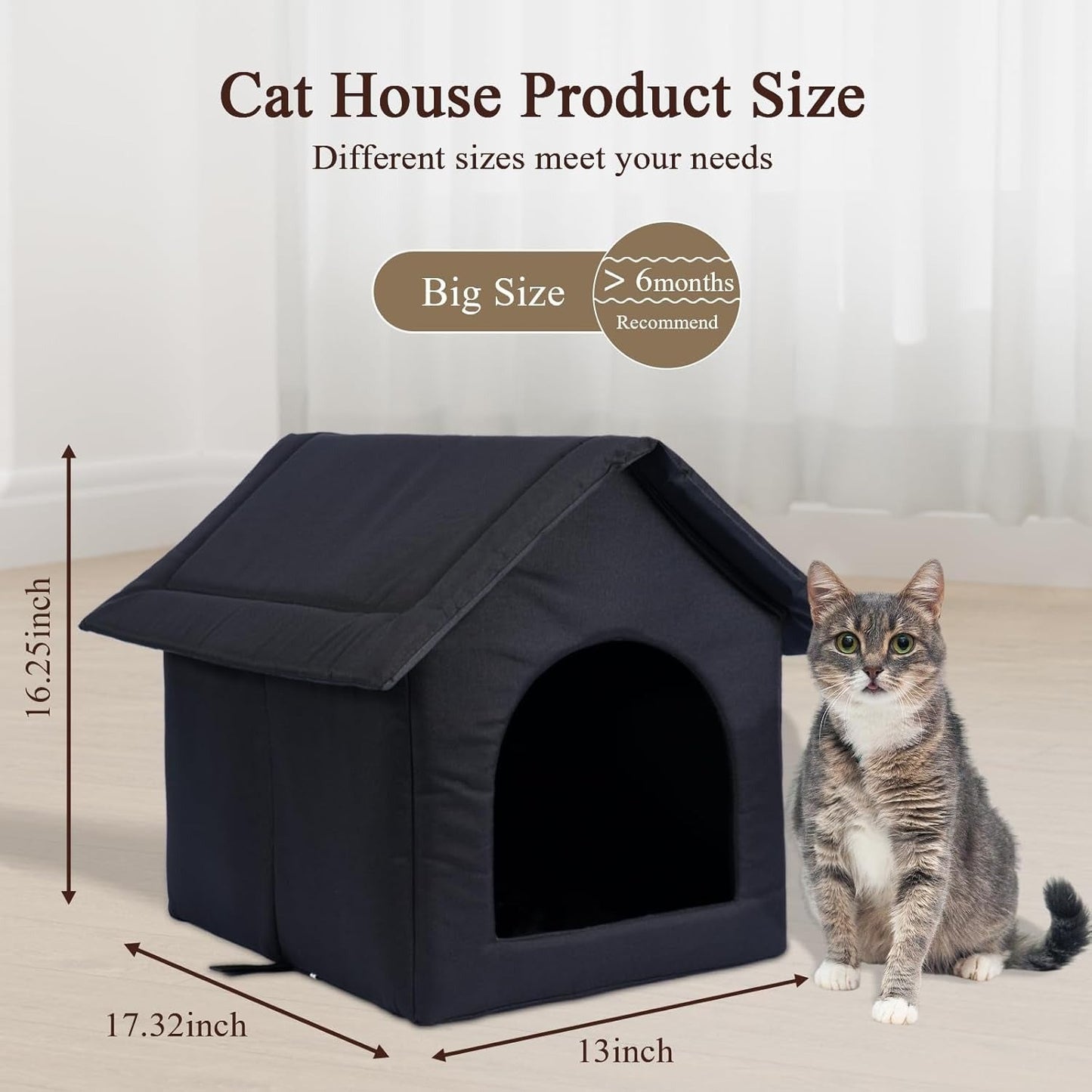 Durable Waterproof Pet Shelter for Cats and Dogs