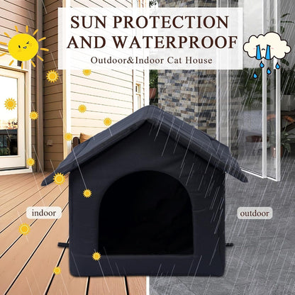 Durable Waterproof Pet Shelter for Cats and Dogs