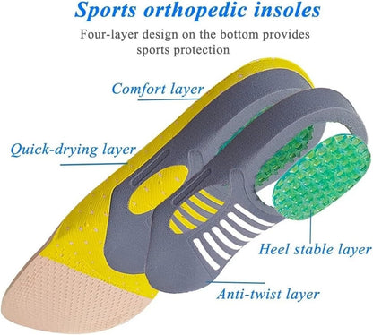 Comfortable Arch Support Insoles for Men and Women