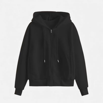 Cozy Women's Zip Up Winter Sweater Hoodie